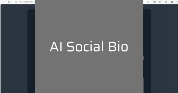 AI Social Bio