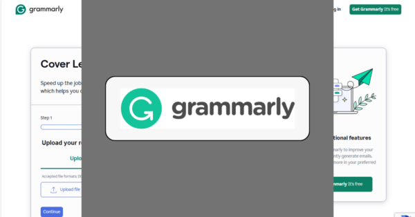 Cover Letter by Grammarly