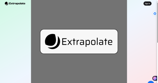 Extrapolate