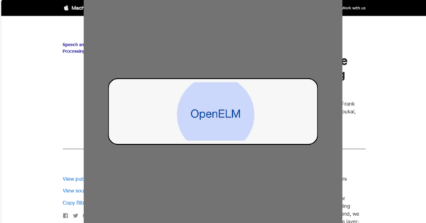 OpenELM by Apple